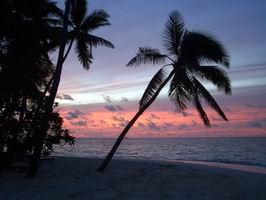 ...und Strand am Abend